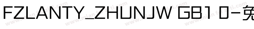 FZLANTY_ZHUNJW GB1 0字体转换